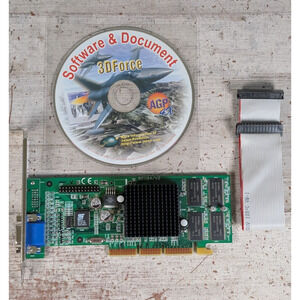Jaton 3DForce2-MX AGP Video Graphics Card GPU JTNMC 82118